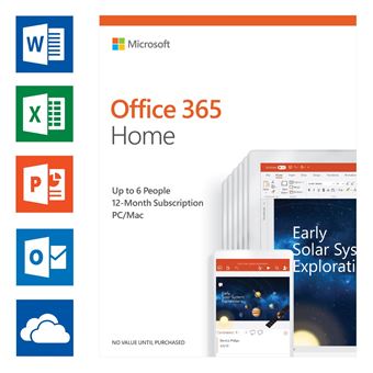 Microsoft Office 365 Home UK (6 users)