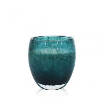 Bougie verre soufflé perle evergreen 720 Gr