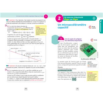 Annales du bac Annabac 2024 Physique-Chimie Tle générale (spécialité)