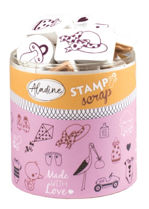 Kit de tampons enfant pré-encrés Stampo Easy - Smiley - 10 pcs - Tampon  enfant - Creavea