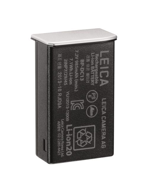 Batterie Leica BP-DC13 pour Leica T Argent
