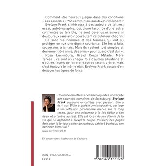 Le cahier bonheur