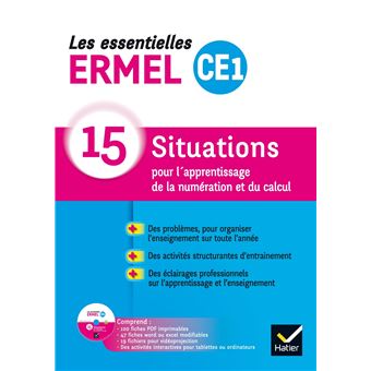 Les Essentielles ERMEL - Maths CE1 Éd. 2017 - Guide + CDRom