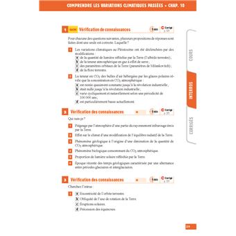 Interros des Lycées - SVT Terminale