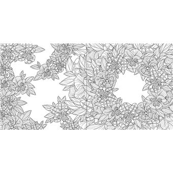 Jardins merveilleux - Une aventure florale à colorier