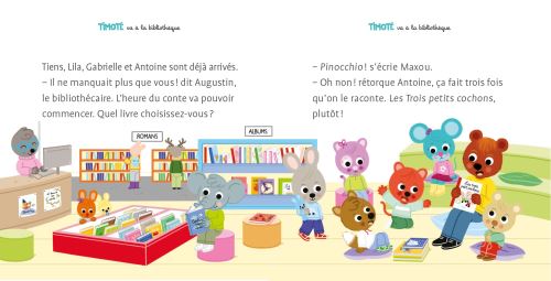 RÃ©sultat de recherche d'images pour "timotÃ© va Ã  la bibliothÃ¨que"