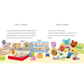 Timoté va à la bibliothèque