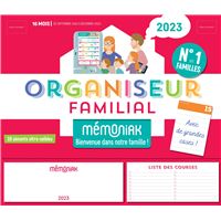 Le grand calendrier familial (édition 2022/2023) - Collectif - Fleurus -  Papeterie / Coloriage - Chantelivre Issy ISSY LES MOULINEAUX
