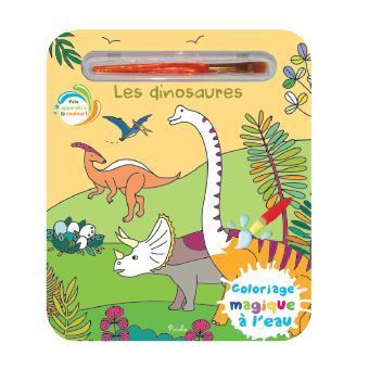 Les dinosaures - Coloriage magique à l'eau