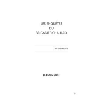 Les enquêtes du brigadier Chaulaix