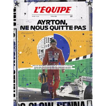 Affiche Collector L'Équipe Senna