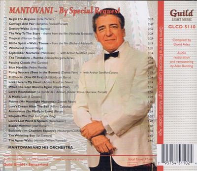 Golden age of light music/mantovani by special request