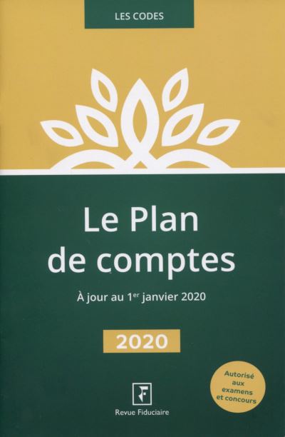 Plan De Comptes 2020 A Jour Au 1er Janvier 2020 - Broché - Revue ...