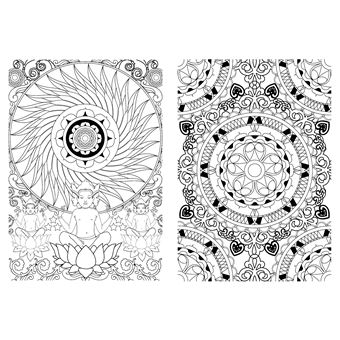 Coloriages Art-thérapie Mandalas
