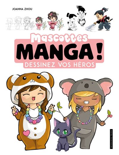 Mascottes manga dessinez vos heros