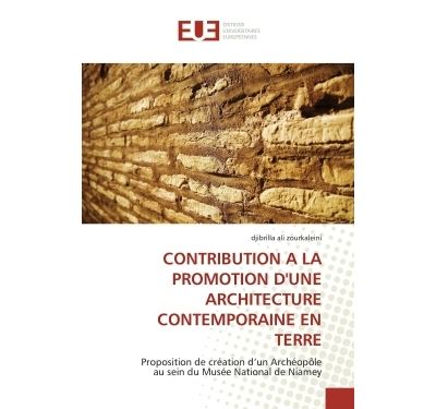 Contribution a la promotion d'une architecture contemporaine en terre