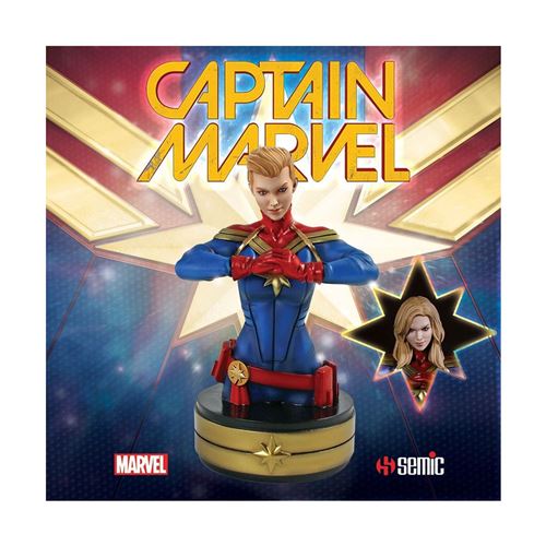 Figurine buste en résine Semic Captain Marvel