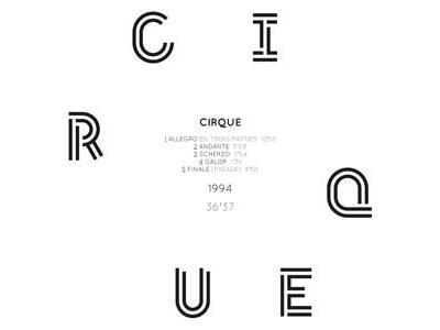 Cirque - Enfance