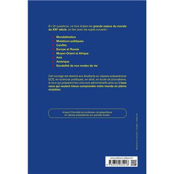 Actu 2020 - Comprendre le monde du XXIe siècle - 50 questions : Culture générale, relations internationales, géopolitique