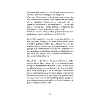 L'endométriose dans mon intimité.