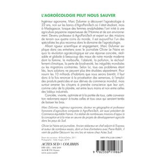 L'Agroécologie peut nous sauver