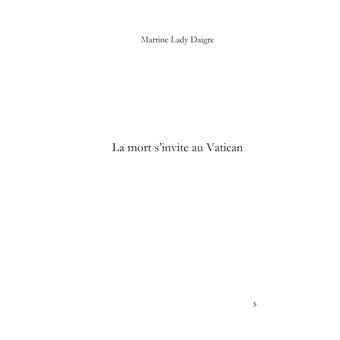 La mort s'invite au Vatican