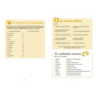 Cahier de jeux spécial langue française
