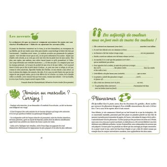 Cahier de jeux spécial langue française