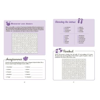 Cahier de jeux spécial langue française