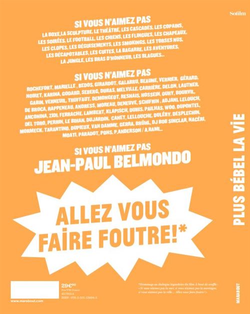 Plus Bebel La Vie Broche Jean Paul Belmondo Achat Livre Fnac