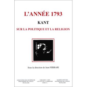 Kant, l'année 1793