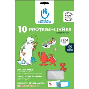 Lot De 10 Protège-livres Transparents Imperméables En Plastique Pour Manuels Et Cahiers (transparent, Format A4