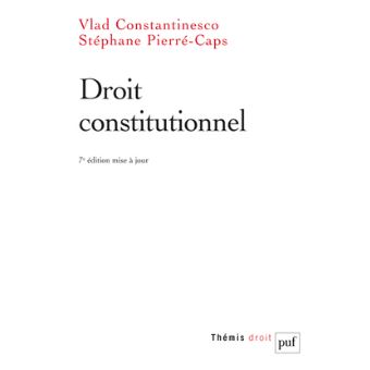 Droit constitutionnel broché Vlad Constantinesco, Stéphane Pierré