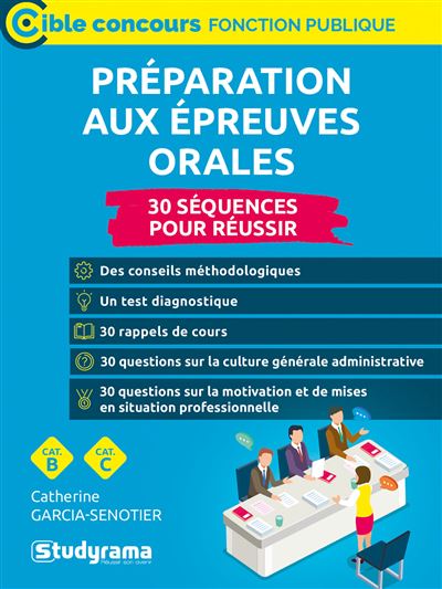 Préparation aux épreuves orales - Catherine Garcia-Senotier - broché