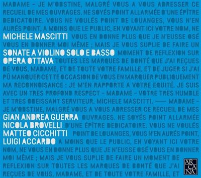 Sonate a violino solo e basso opera ottava