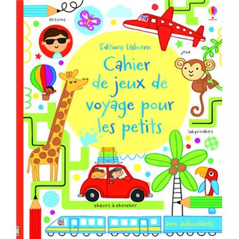 Cahier d'activités por les petits - En voyage