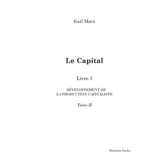 Le Capital - Livre illustré - tome 2