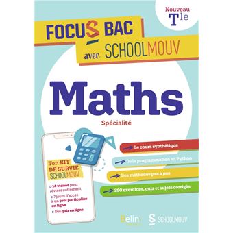 Focus bac maths specialite terminale