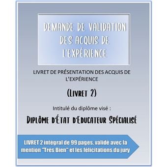 VAE DEES Livret ebook (ePub) Action sociale Achat ebook fnac