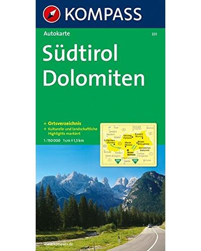 Südtirol - dolomiten / alto adige - dolomiti 1 : 150 000