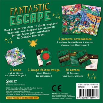 Fantastic Escape - boîte avec cartes et accessoires
