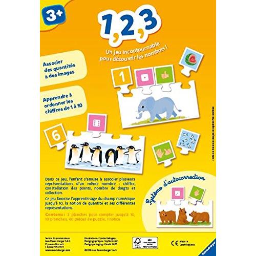 Ravensburger - Jeu Éducatif et Scientifique - Calcul et Mathématiques - 1 2  3 - 24465 - Jeux éducatifs - Rue du Commerce