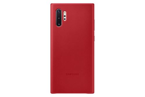 Samsung Galaxy Note 10 Leather Cover Red