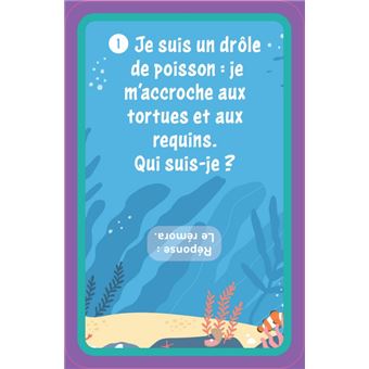 7 familles spécial Créatures des océans