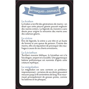 7 familles spécial Créatures des océans