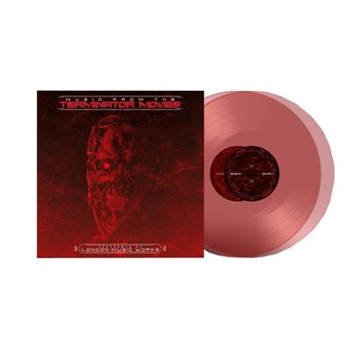 Music From The Terminator Movies Vinyle Rouge Transparent