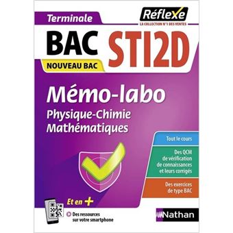 Mémo-labo Physique-Chimie Mathématiques - Term STI2D (Guide Réflexe N°16) 2020