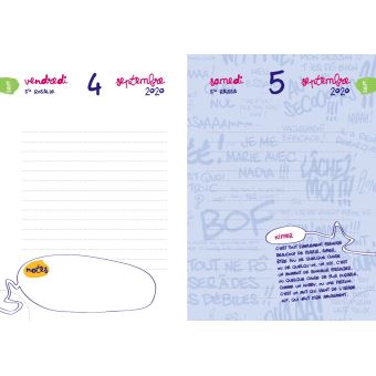 Agenda Titeuf 2020-2021