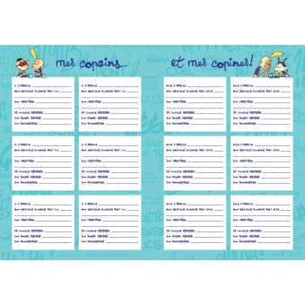 Agenda Titeuf 2020-2021