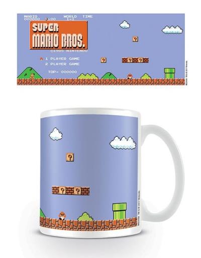 NINTENDO-MUG-300 ML-SUPER MARIO RETRO TITLE